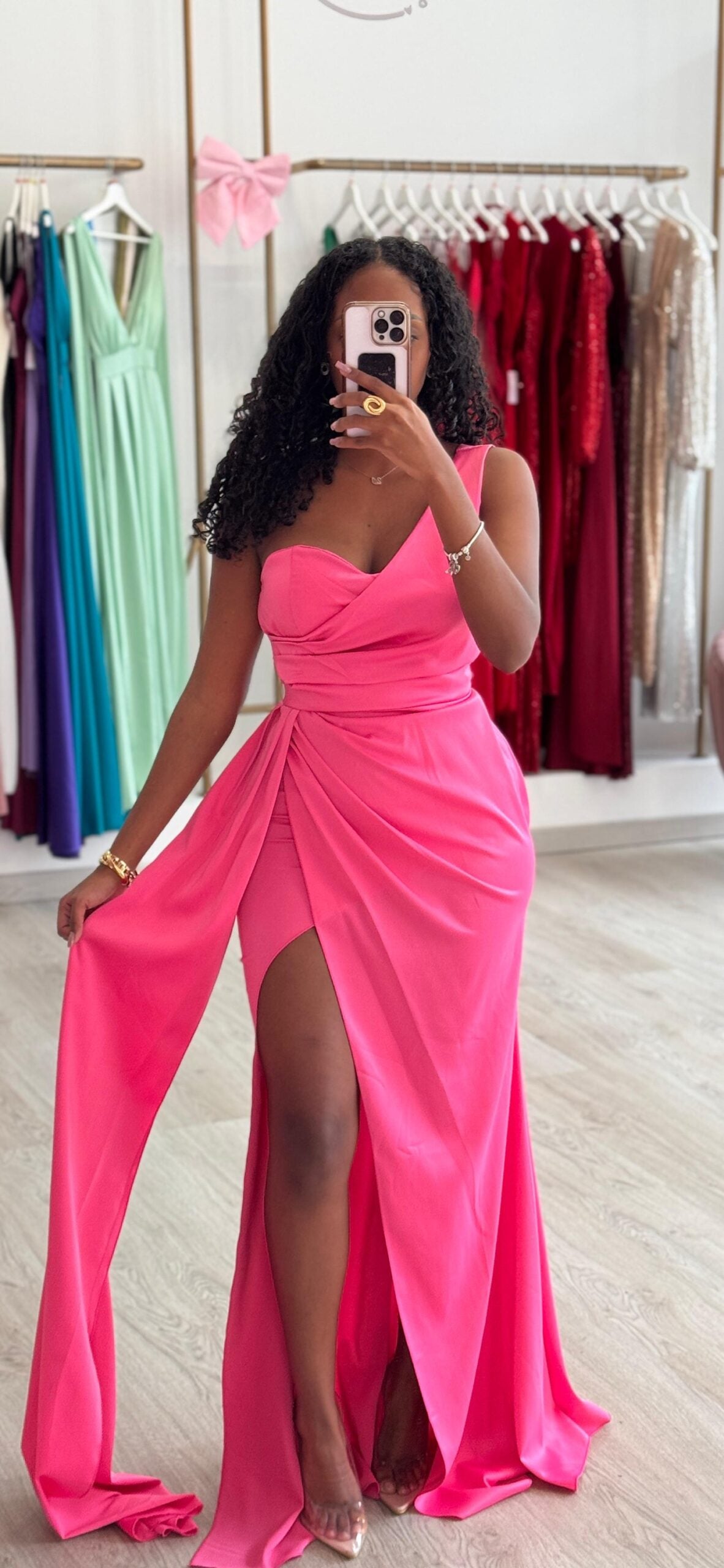Vestido Camila Rosa Choque