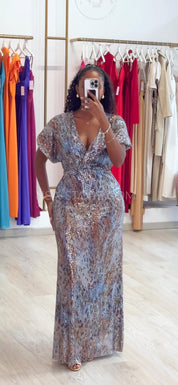 Vestido Geo Brilhante