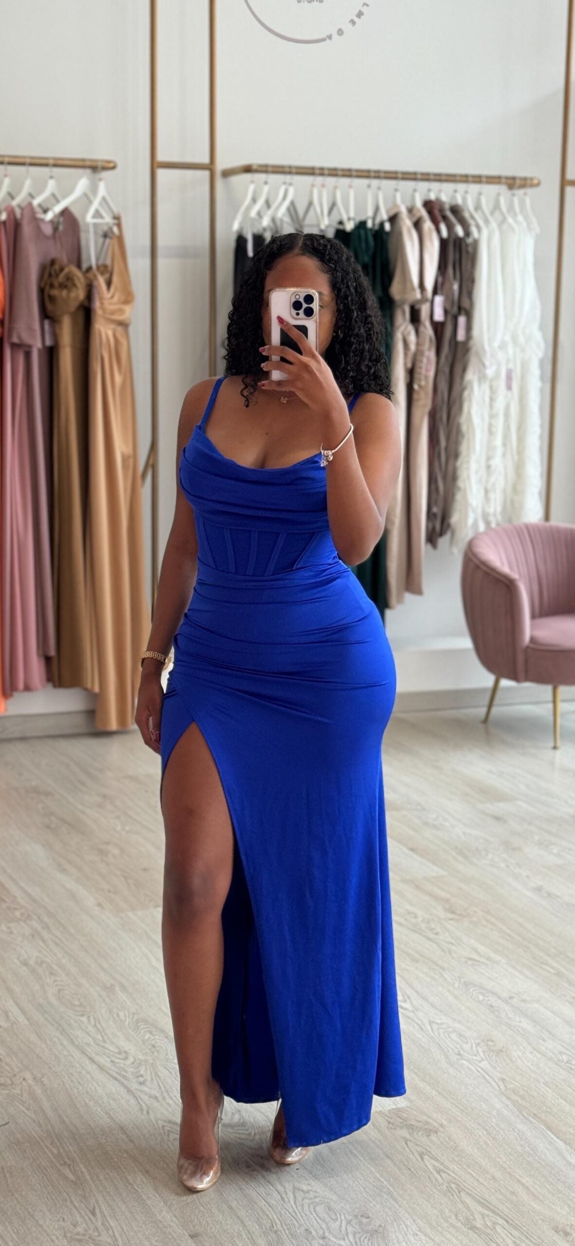 Vestido Kleo Azulão