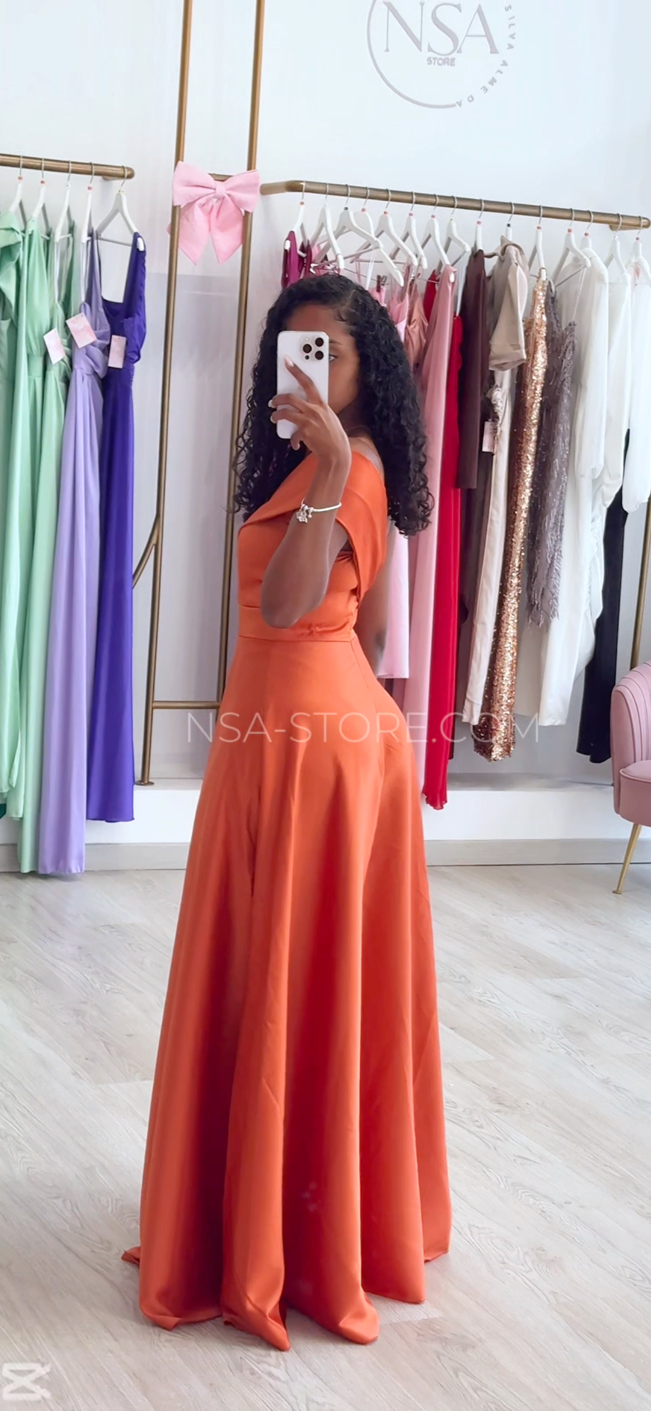 Vestido Indy Terracota