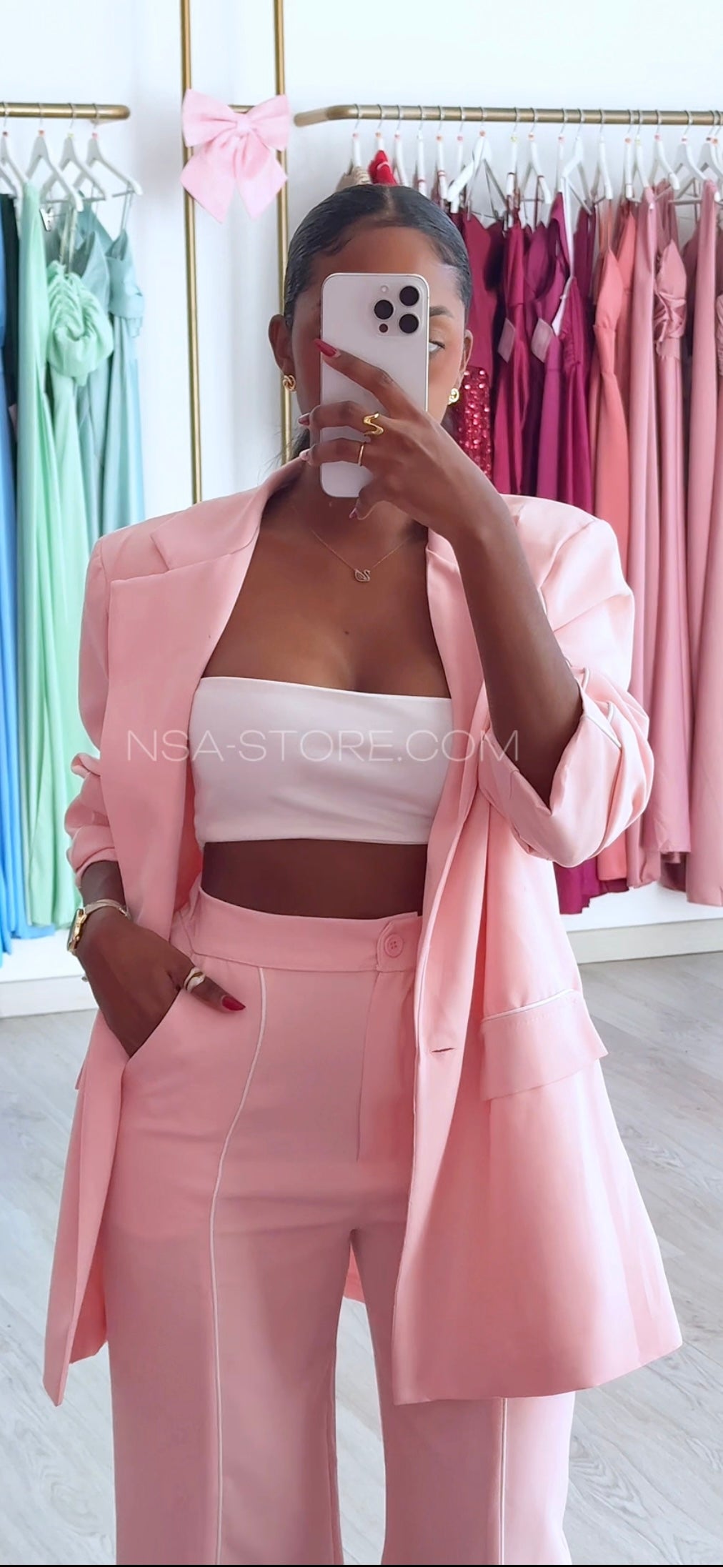 Fato line Rosa bebé