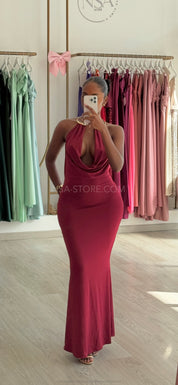 Vestido Cya bordo
