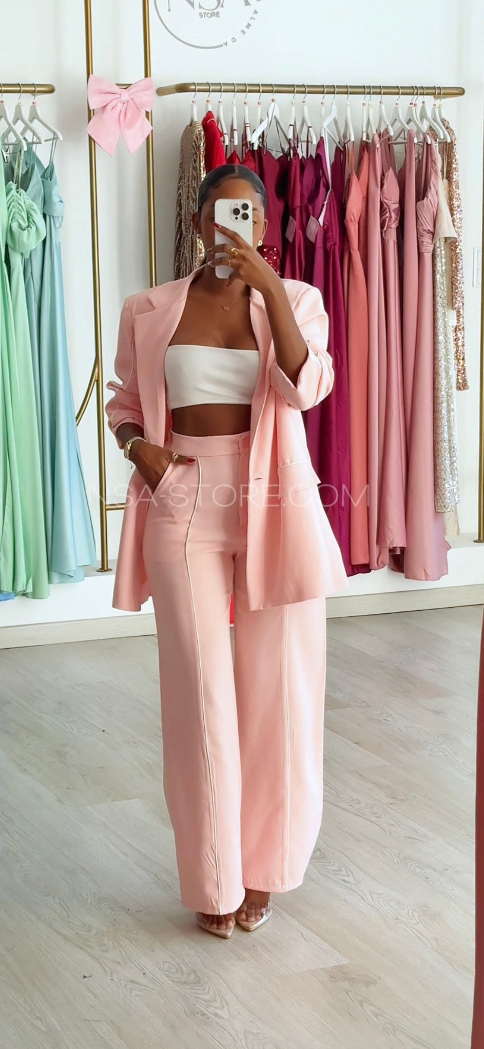 Fato line Rosa bebé