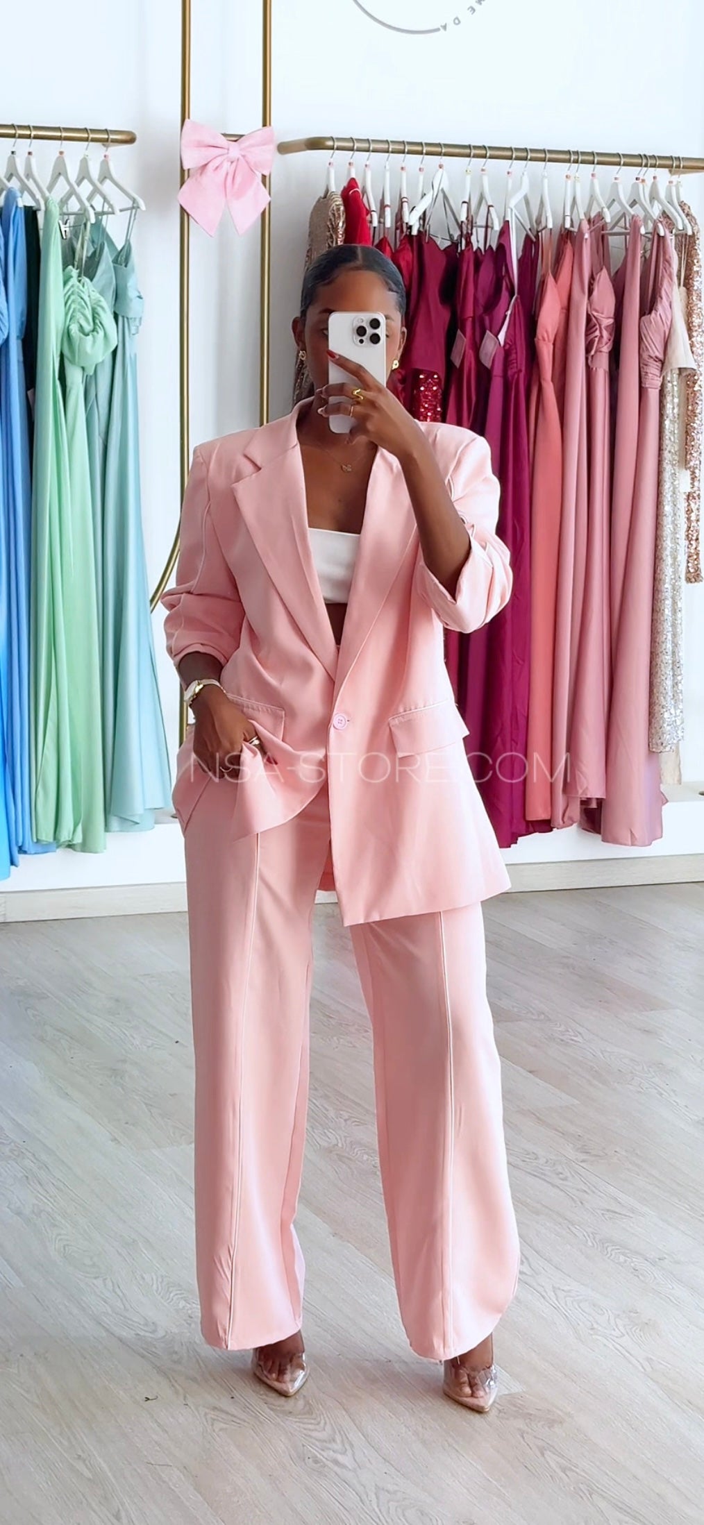 Fato line Rosa bebé