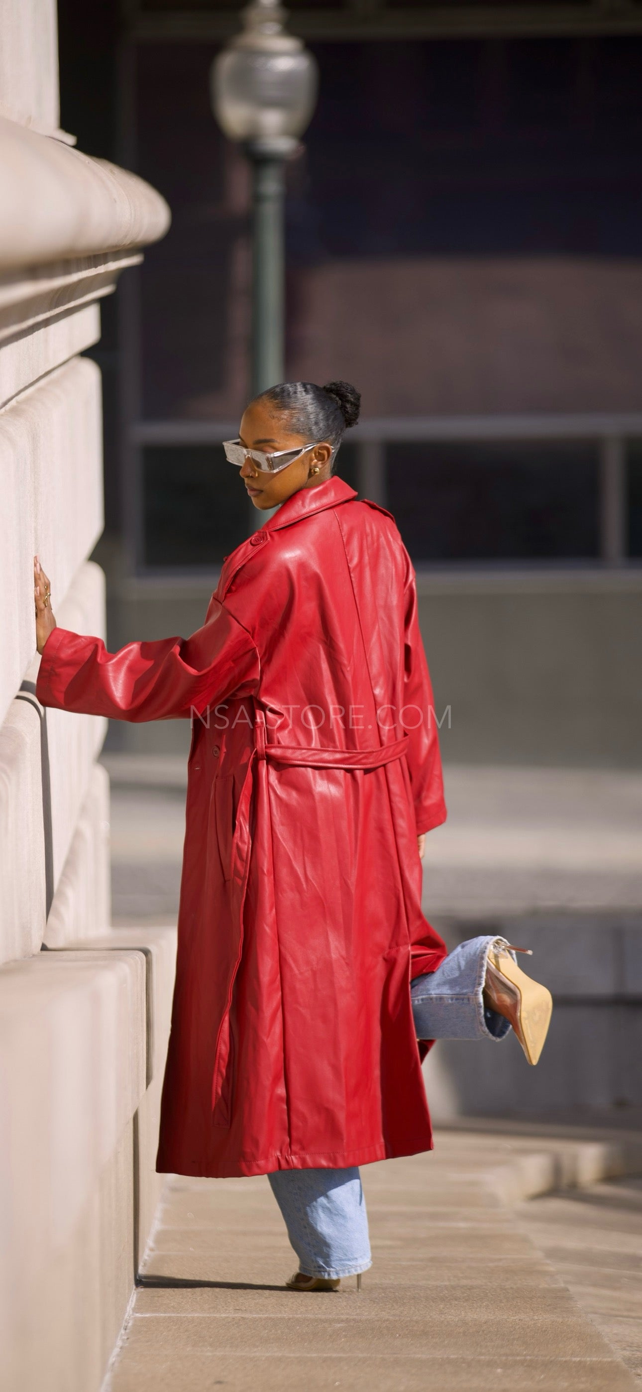 Gabardine Jen Bordô