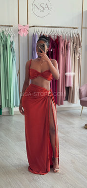 Conjunto Kassandra Terracota