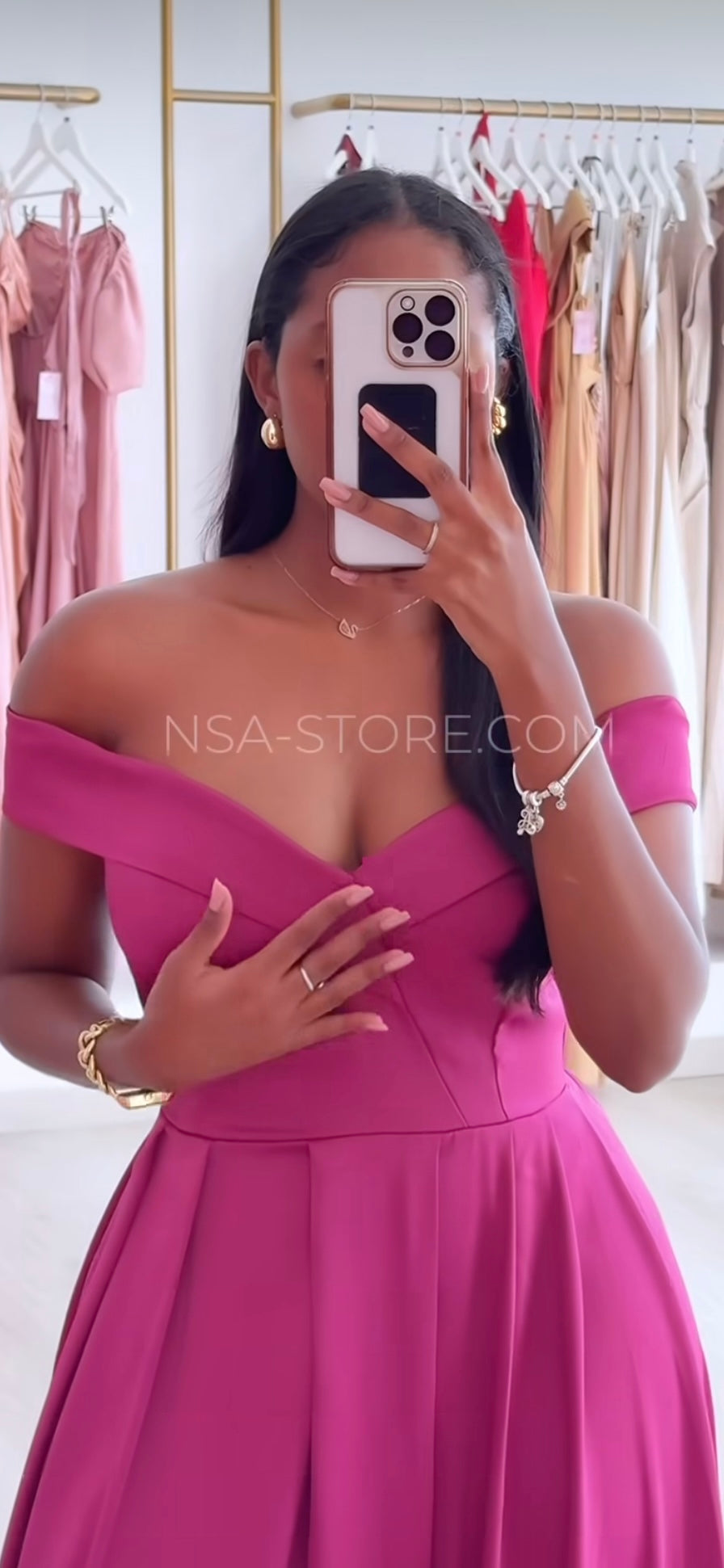 Vestido Sirena Bordo