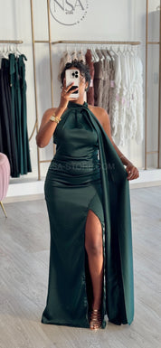 Vestido Penélope Verde militar