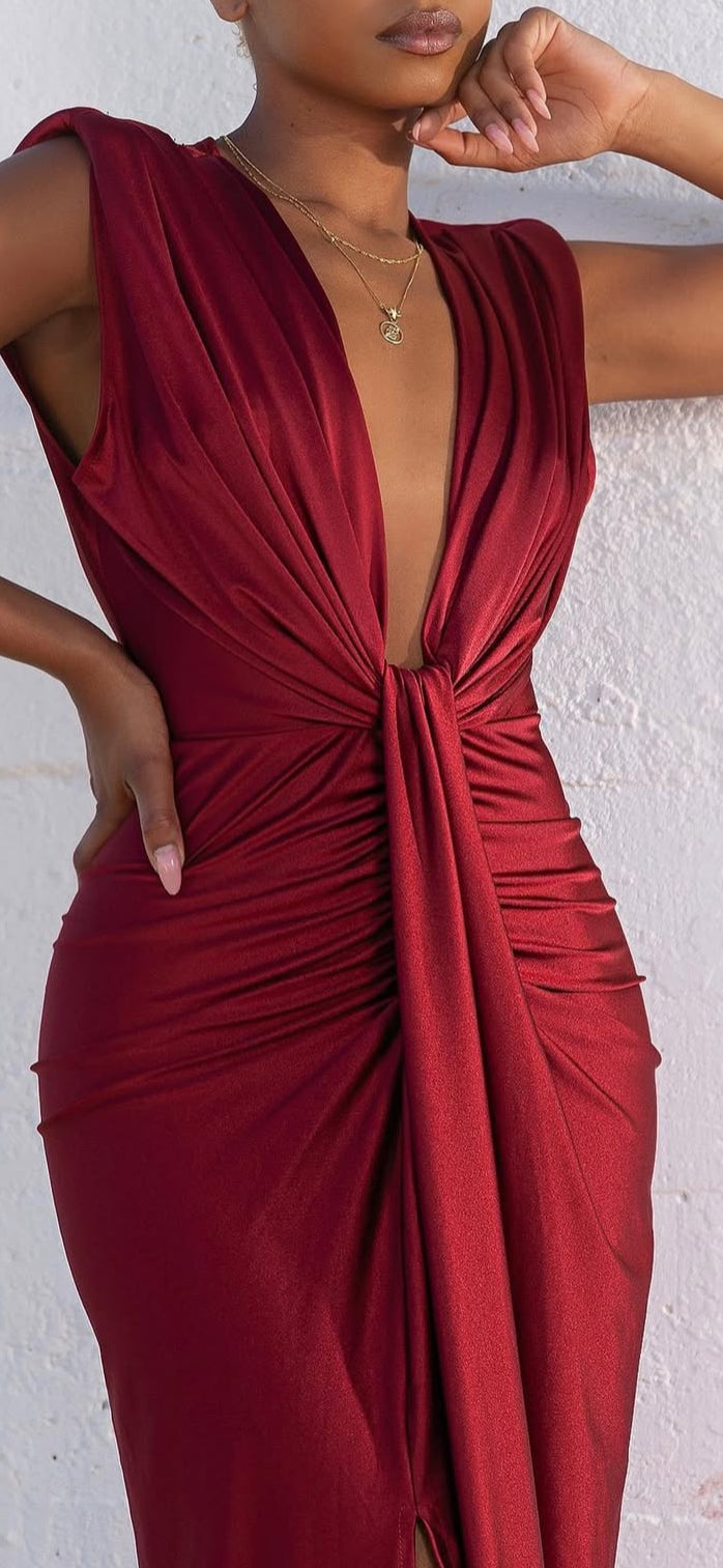 Vestido Ashley Bordo