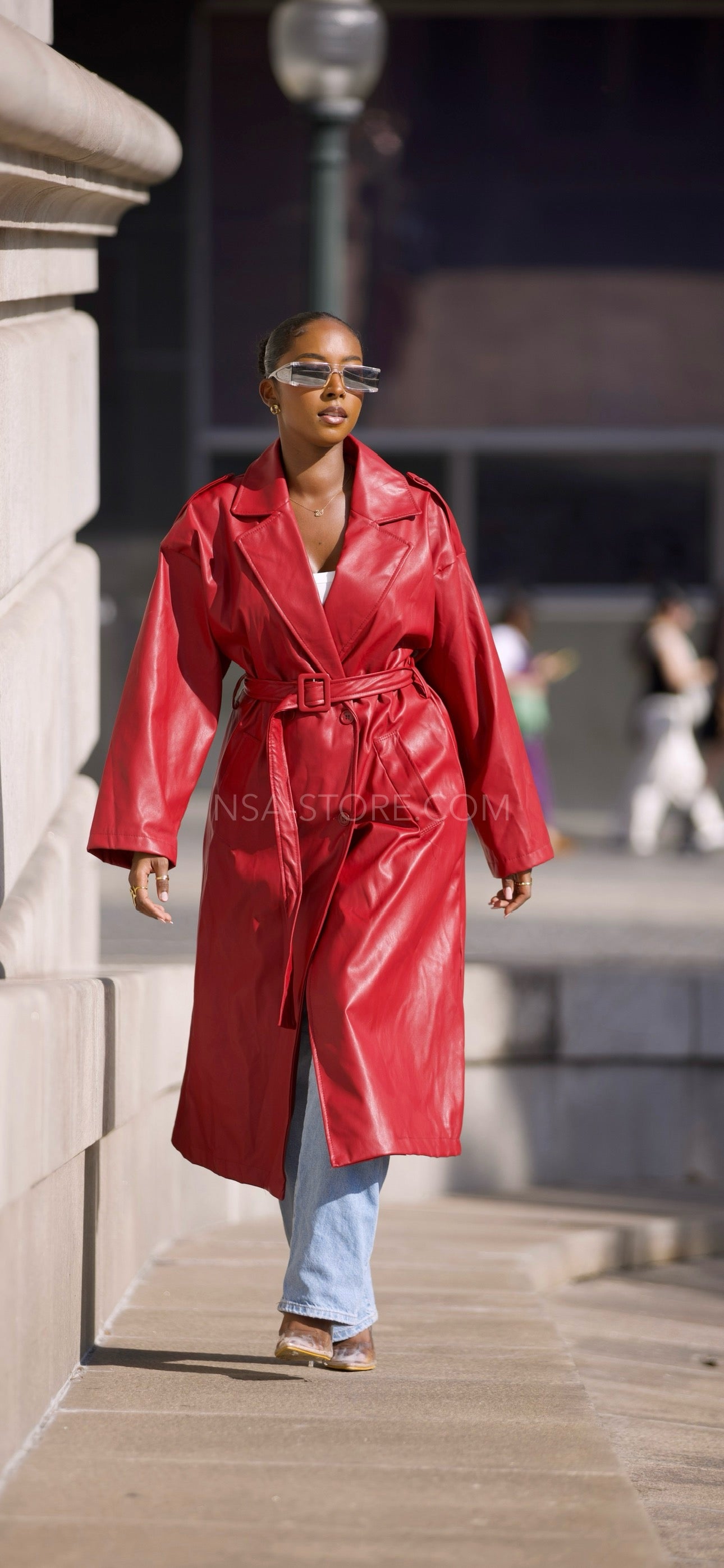 Gabardine Jen Bordô