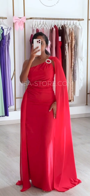 Vestido Vívian Rosa Vermelho
