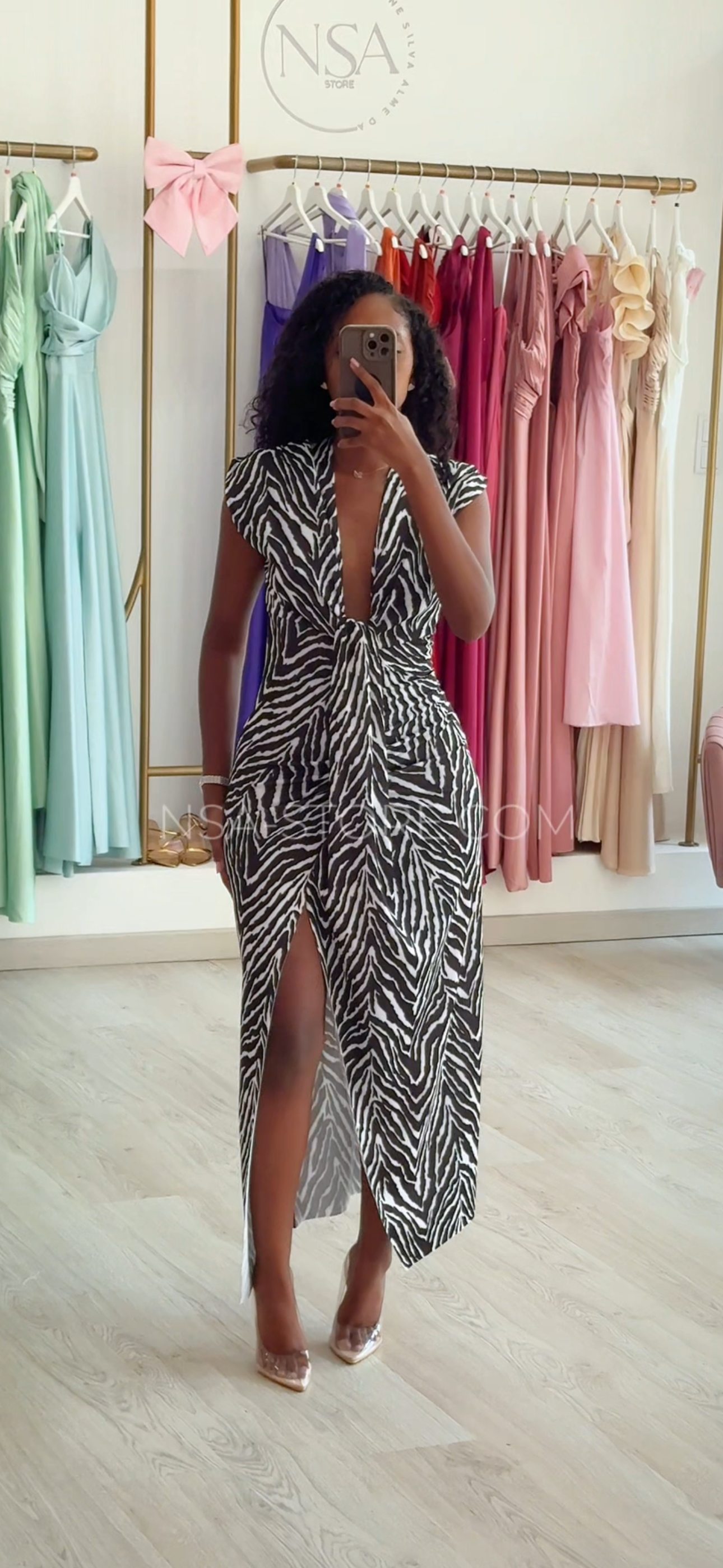 Vestido Ashley estampa Zebra