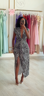 Vestido Ashley estampa Zebra