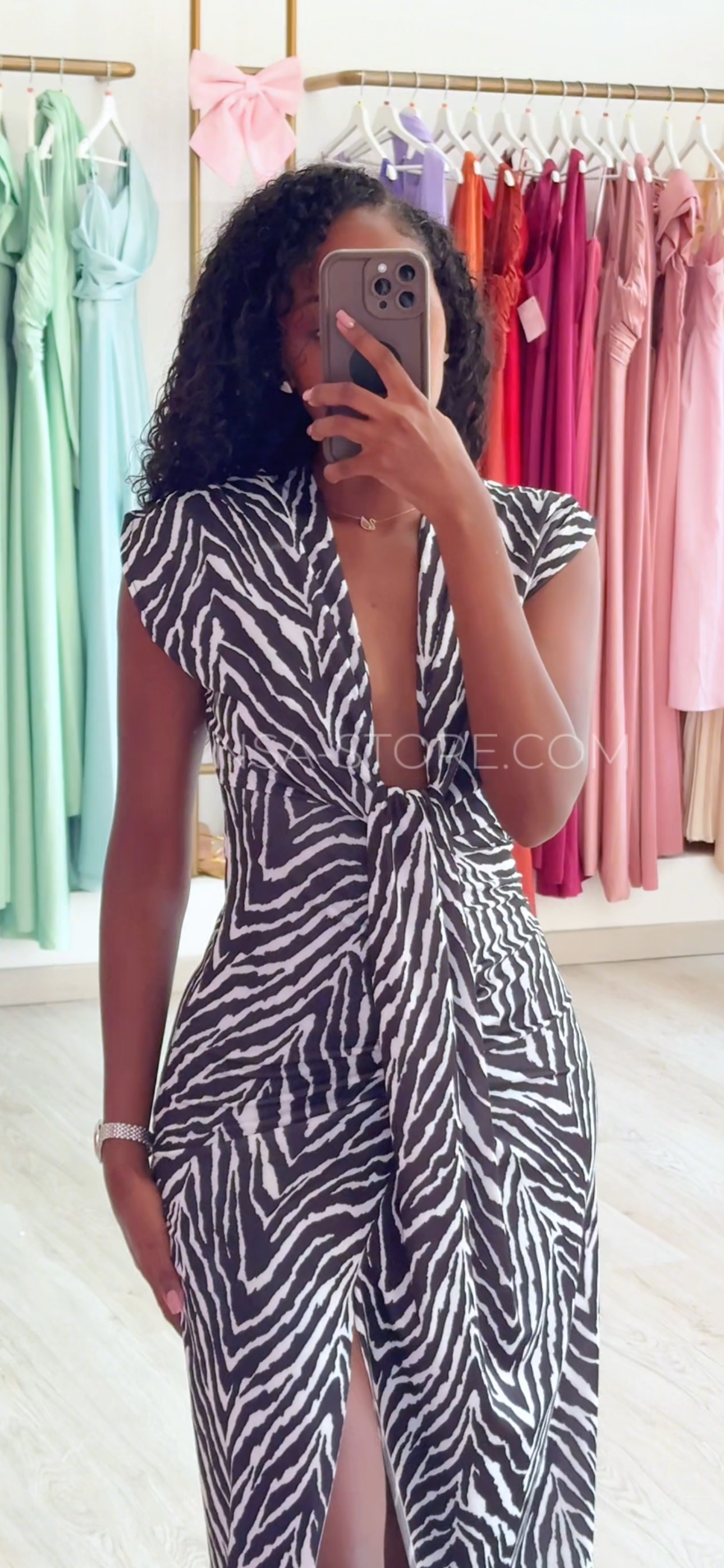 Vestido Ashley estampa Zebra