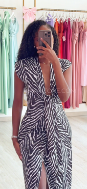 Vestido Ashley estampa Zebra