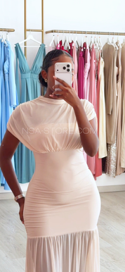 Vestido Vany Bege