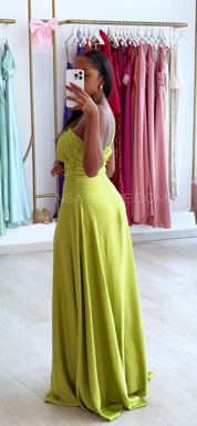 Vestido Lídia Verde lima