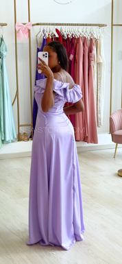 Vestido Irene Verde Lilás