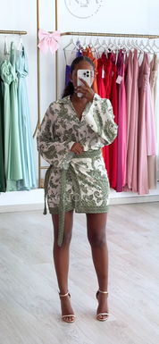Conjunto Kessy Verde Água