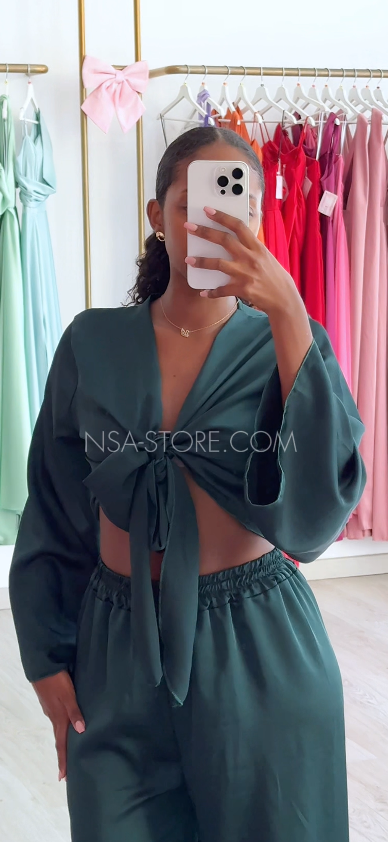 Conjunto Kira Verde Escuro