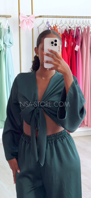 Conjunto Kira Verde Escuro