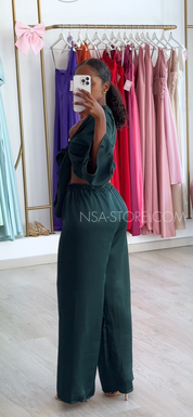Conjunto Kira Verde Escuro