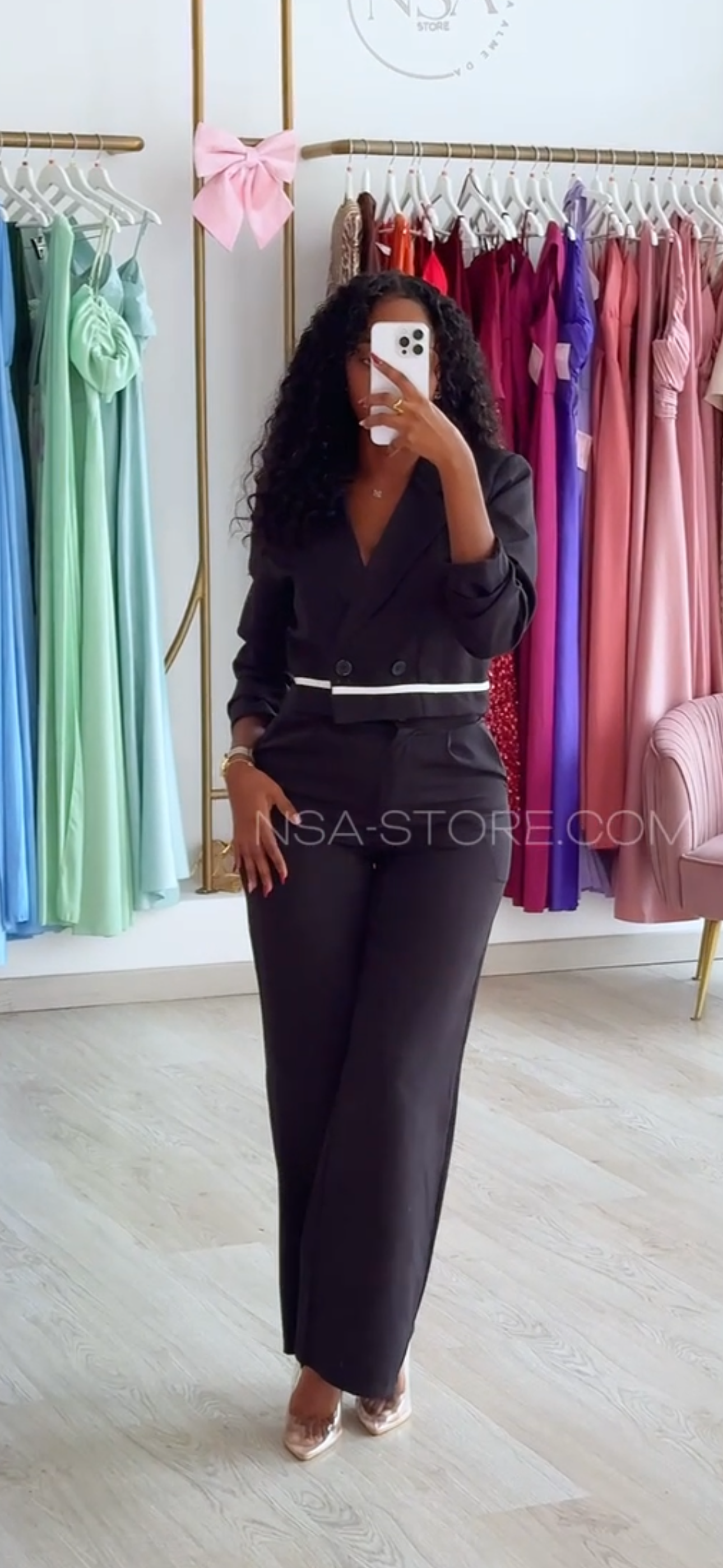 Fato Noemi line Preto