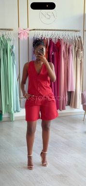 Conjunto Vany Vermelho