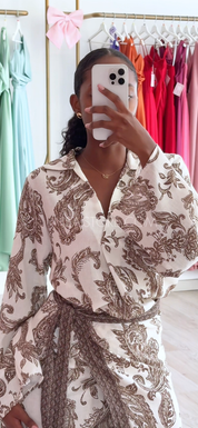 Conjunto Kessy castanho