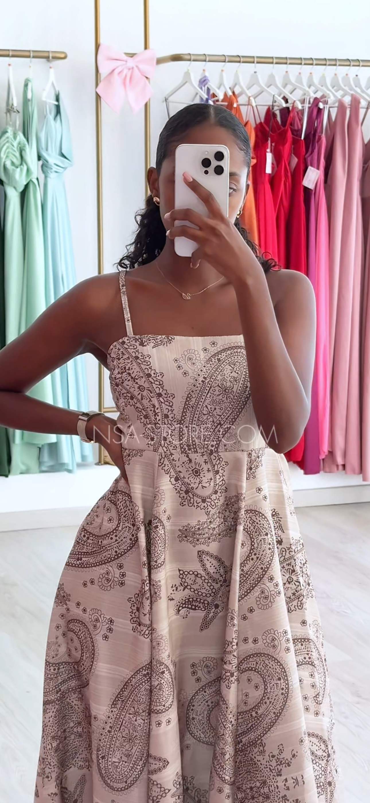 Vestido Jane Bege