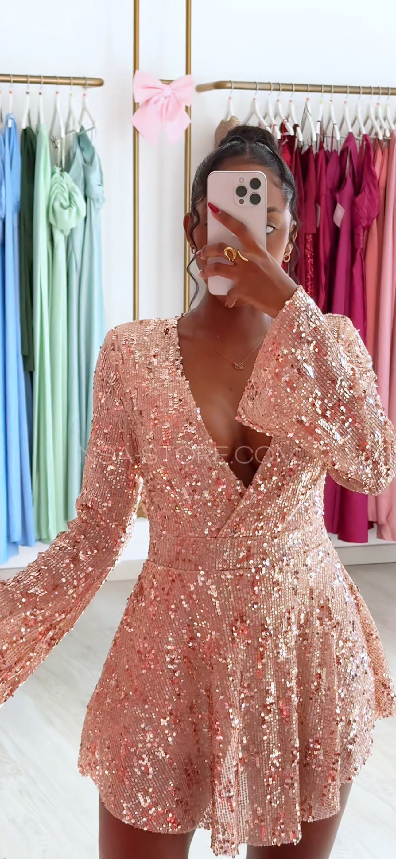 Vestido (macacão) Shelsy dourado