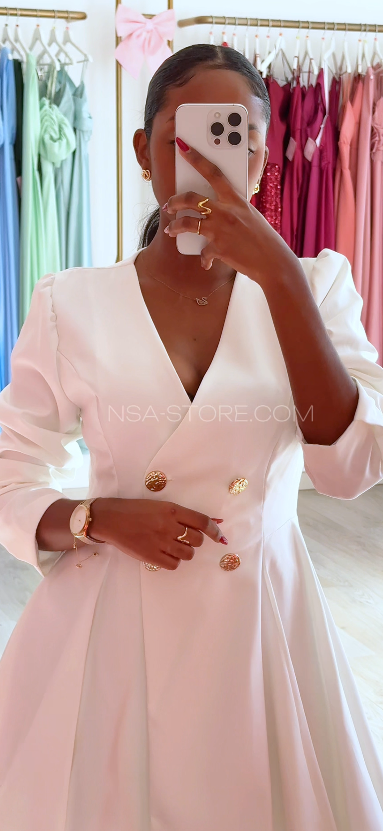 Vestido Eloá Branco