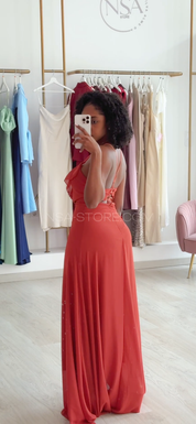 Vestido Olívia Terracota