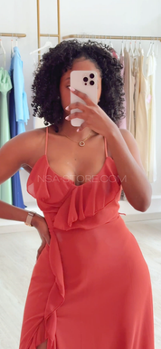 Vestido Olívia Terracota