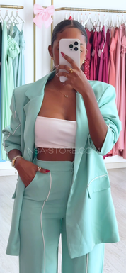 Fato line Verde menta