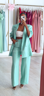 Fato line Verde menta