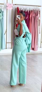 Fato line Verde menta