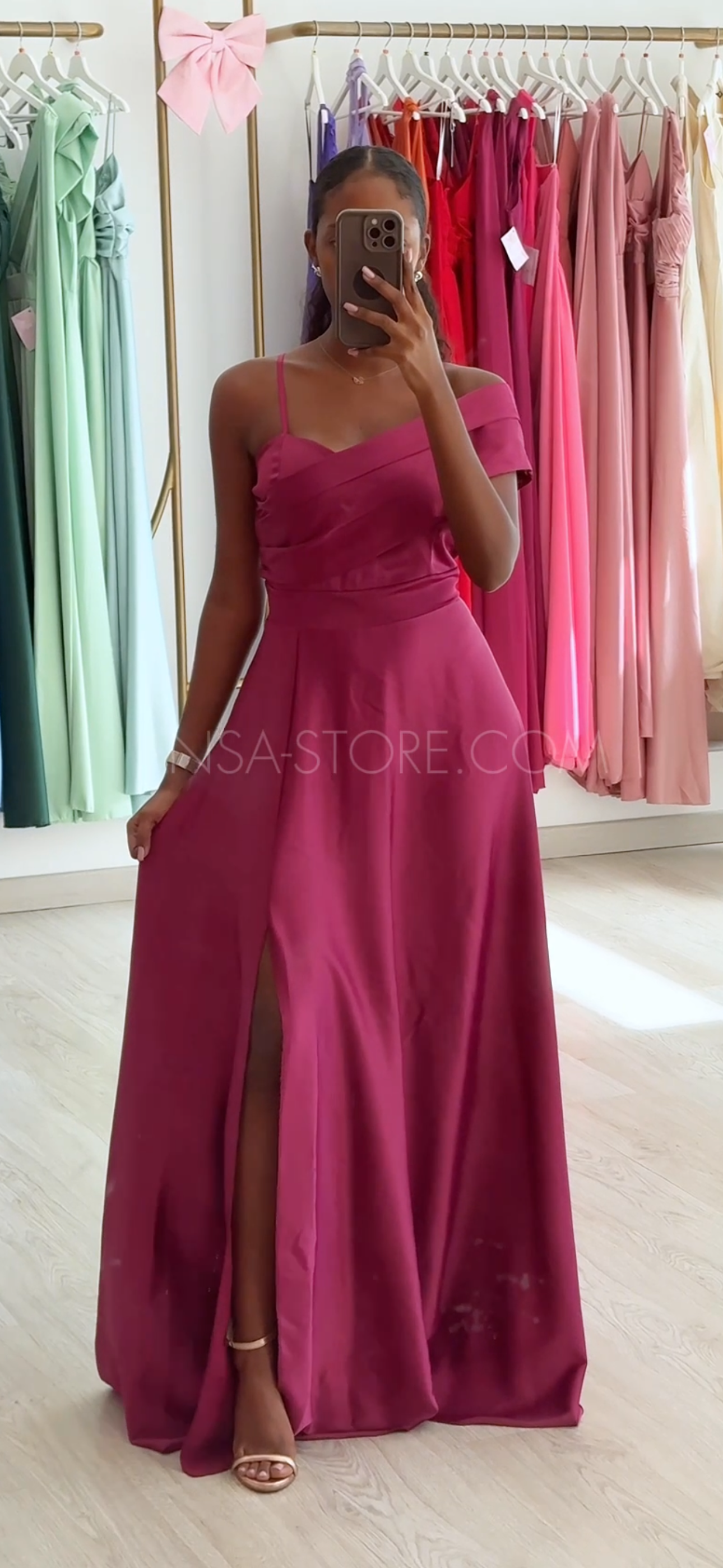Vestido Indy Bordo