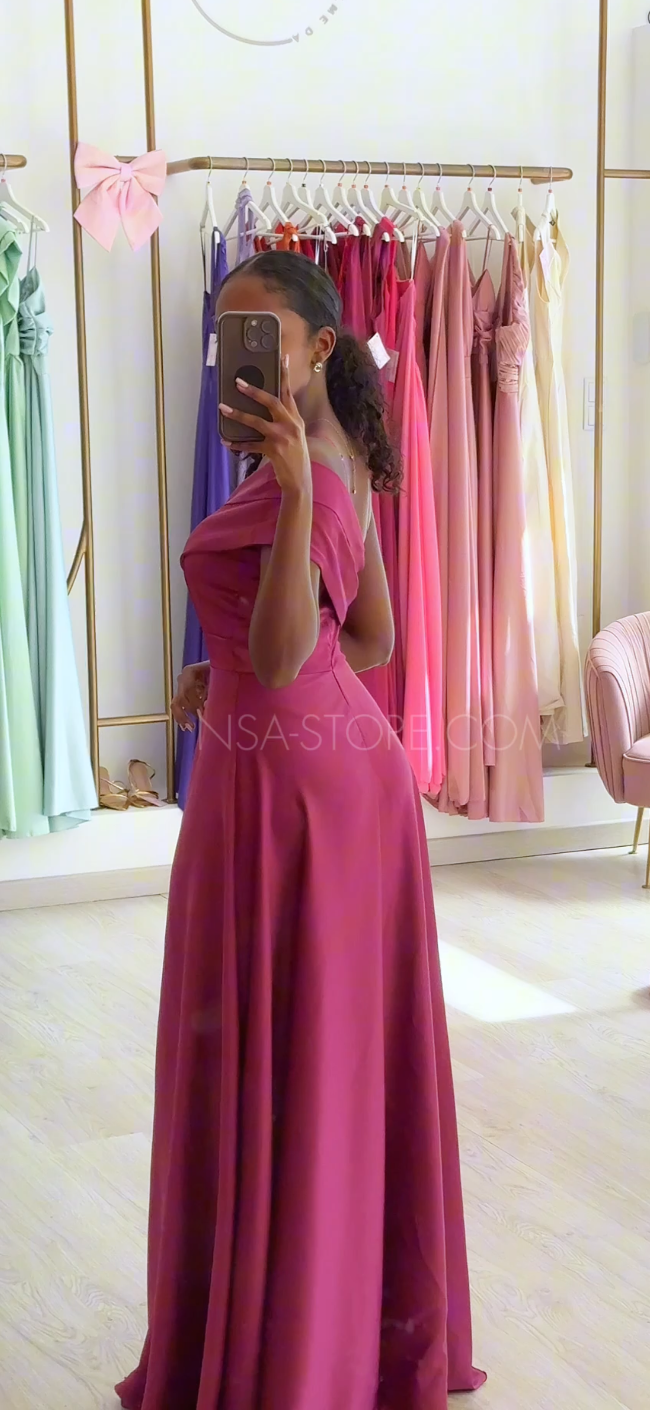Vestido Indy Bordo