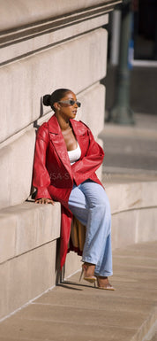 Gabardine Jen Bordô