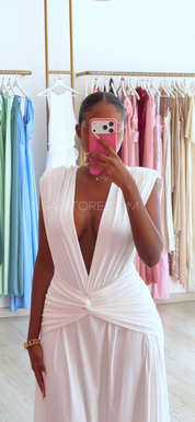 Vestido Ashley longo branco