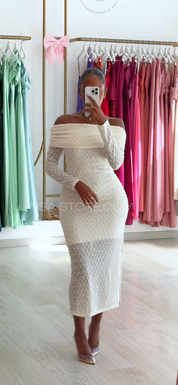 Vestido Katrine creme