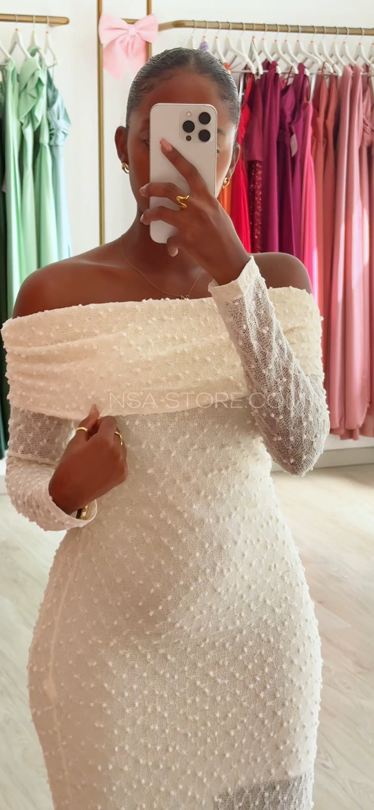 Vestido Katrine creme