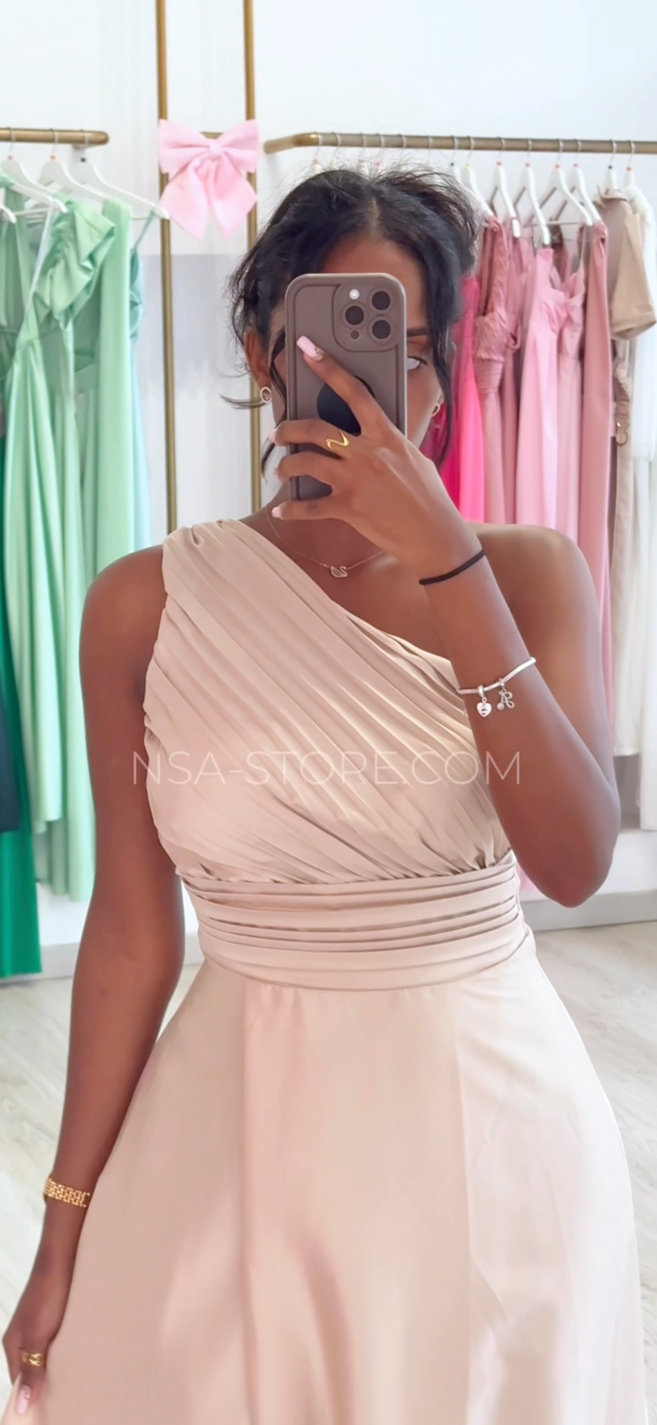 Vestido Lídia Bege