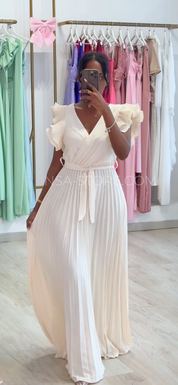 Vestido Isa Bege