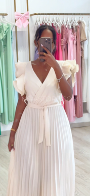 Vestido Isa Bege