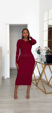Vestido Pietra Bordo