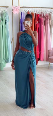 Vestido Mel Azul turquesa