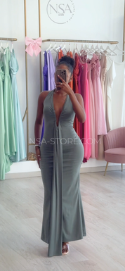 Vestido Tamiris Verde musgo
