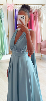 Vestido Josy Azul Celeste